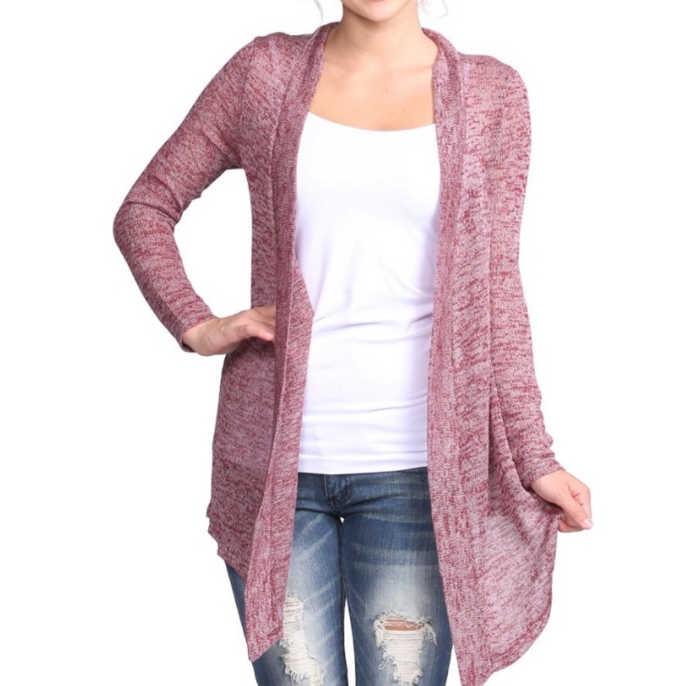 SOLD Red and Pink Light Women’s Cardigan